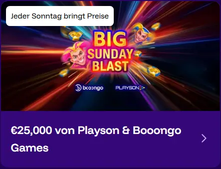 Livewinz Casino Sontag bonus slider
