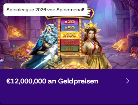 Livewinz Casino Spinomenal Turniere slider